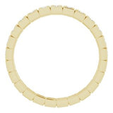 Bezel-Set Eternity Band