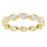 Bezel-Set Eternity Band