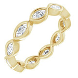 Bezel-Set Eternity Band