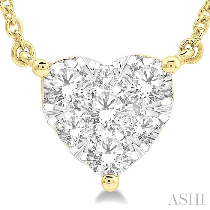 Heart Shape Lovebright Essential Diamond Necklace