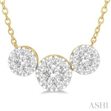 Past Present & Future Lovebright Essential Diamond Necklace