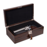 Luxury Giftware Ebony Veneer High Gloss Finish Multi Use Locking Collector Box